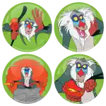 &Kappa;&omicron;&nu;&kappa;ά&rho;&delta;&alpha; Lion King Rafiki collection 4 &tau;&epsilon;&mu;ά&chi;&iota;&alpha;