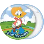 &Kappa;&omicron;&nu;&kappa;ά&rho;&delta;&alpha; &beta;ά&pi;&tau;&iota;&sigma;&eta;&sigmaf; Donald Duck cowboy