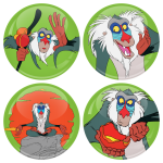 Κονκάρδα Lion King Rafiki collection 4 τεμάχια