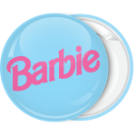Κονκάρδα Barbie logo γαλάζιο