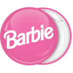 Κονκάρδα Barbie logo ροζ