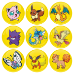 Κονκάρδες σετ 9 τεμαχίων Pokemon Jigglypuff and friends Collection
