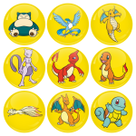 Κονκάρδες σετ 9 τεμαχίων Pokemon Snorlax and friends Collection