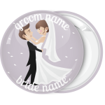 Κονκάρδα γάμου Romantic couple purple