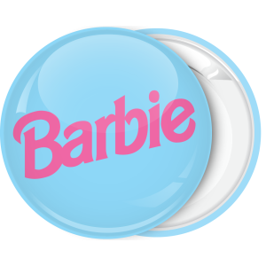 Κονκάρδα Barbie logo γαλάζιο