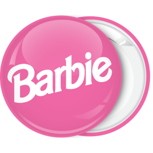 Κονκάρδα Barbie logo ροζ