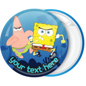Κονκάρδα Angry Bob and Patrick μπλέ