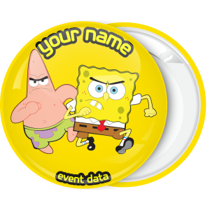 Κονκάρδα Angry Bob and Patrick κίτρινη