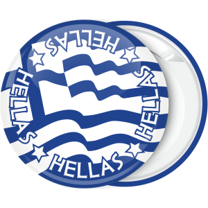Κονκάρδα Ελληνική κυματιστή σημαία μπλέ Hellas