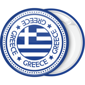 Κονκάρδα Ελληνική σημαία κύκλοι 
