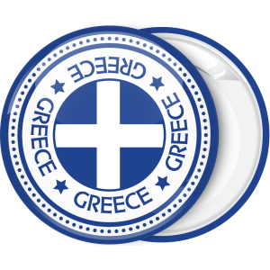Κονκάρδα Ελληνική σημαία σταυρός Greece