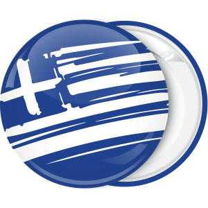 Μοντέρνο σχέδιο κονκάρδα Ελληνική σημαία μπλέ
