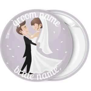 Κονκάρδα γάμου Romantic couple purple