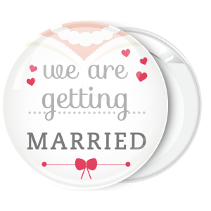 Κονκάρδα νύφης We are getting Married