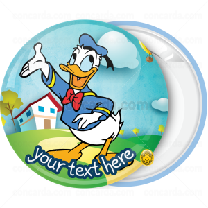 Κονκάρδα βάπτισης Happy Donald Duck 
