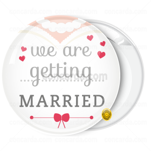 Κονκάρδα νύφης We are getting Married