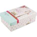 Vintage cardboard box for badges buttons sweet love small