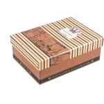 Vintage cardboard box for badges buttons best wishes small