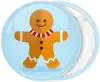 Κονκάρδα Χριστουγεννιάτικα στοιχεία Gingerbread