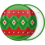 Christmas happy patterns badge button