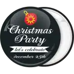 Lets Celebrate xmas badge button