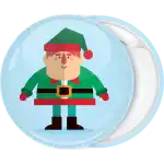 Xmas Elf badge button