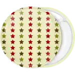 Patterns stars theme Xmas badge button