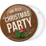 The Best Christmas Party badge button