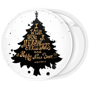 &Kappa;&omicron;&nu;&kappa;ά&rho;&delta;&alpha; &Chi;&rho;&iota;&sigma;&tau;&omicron;&upsilon;&gamma;έ&nu;&nu;&omega;&nu; black Christmas Tree with wishes