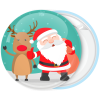 Χριστουγεννιάτικη κονκάρδα Santa with Reindeer