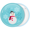 Χριστουγεννιάτικη κονκάρδα gentleman snowman in the snow