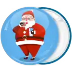 &Chi;&rho;&iota;&sigma;&tau;&omicron;&upsilon;&gamma;&epsilon;&nu;&nu;&iota;ά&tau;&iota;&kappa;&eta; &kappa;&omicron;&nu;&kappa;ά&rho;&delta;&alpha; Santa eats cookie