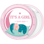 Κονκάρδα για γέννηση It is a girl baby sleeping