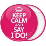 &Rho;&omicron;&zeta; &kappa;&omicron;&nu;&kappa;ά&rho;&delta;&alpha; &gamma;ά&mu;&omicron;&upsilon; Keep Calm and Say I Do 