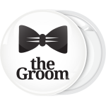 Κονκάρδα γάμου Groom bow tie λευκή