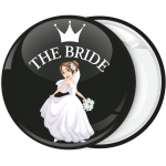 Μαύρη κονκάρδα γάμου The Bride crown 