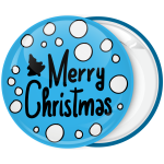 Κονκάρδα Χριστουγέννων blue Merry Christmas
