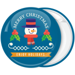 Χριστουγεννιάτικη κονκάρδα Enjoy Holidays snowman