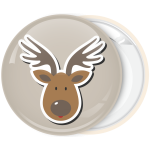 Κονκάρδα Χριστουγέννων Reindeer Head