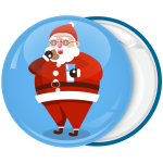 Χριστουγεννιάτικη κονκάρδα Santa eats cookie