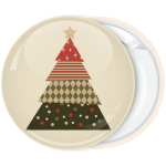 Κονκάρδα Χριστουγέννων Christmas Tree beige star