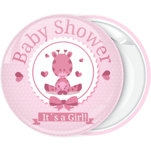Κονκάρδα baby shower It is a girl ροζ