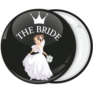 Μαύρη κονκάρδα γάμου The Bride crown 