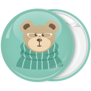 Χριστουγεννιάτικη κονκάρδα happy bear