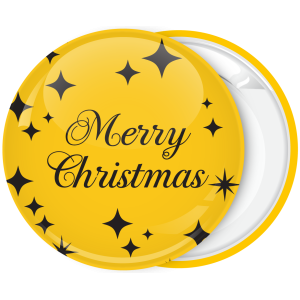 Κονκάρδα Χριστουγέννων Gold Merry Christmas