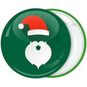 Πράσινη Κονκάρδα Χριστουγέννων Santa hat back