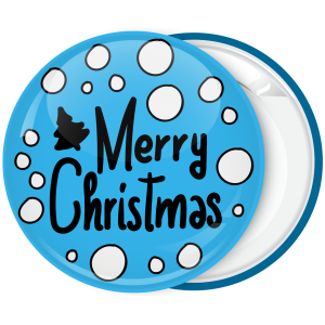 Κονκάρδα Χριστουγέννων blue Merry Christmas