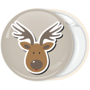 Κονκάρδα Χριστουγέννων Reindeer Head
