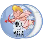 &Kappa;&omicron;&nu;&kappa;ά&rho;&delta;&alpha; Valentines cupid cloud