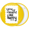 Κίτρινη Κονκάρδα You make me happy
